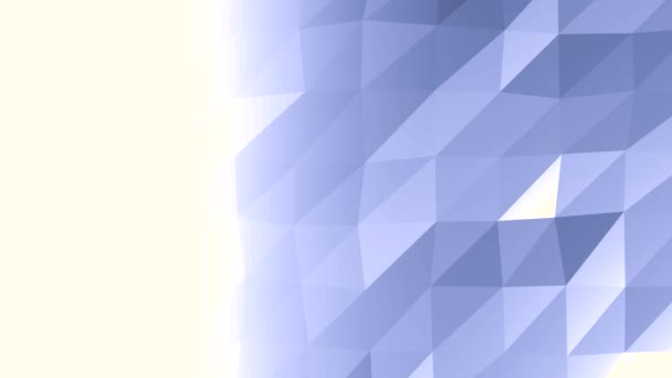 Abstrakte Hintergrundanimation mit Kristallfacetten. abstrakter Scifi-Hintergrund mit Glas und Kristallen im Rubin- und Edelsteindesign. abstrakter Hintergrund mit funkelnden Lichtern Bokeh und Teilchen Animationsschleife — Stockvideo