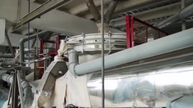 Teknoloji fabrika, fabrika içinde sanayi tipi. Sahne. Makine ayırma Fabrikası'nda