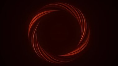 Mor torus döner. 3D bilgisayar geometrik animasyon üretilen. Döndürme animasyon renk torus. Animasyon döndürme hipnoz helezon renkli Carmel, cam veya plastik. Döngü animasyon.