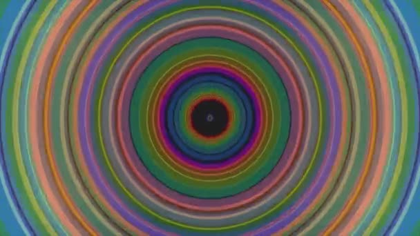 Colorata animazione caleidoscopica loop all'infinito - grande per gli sfondi del sito web. Animazione caleidoscopica allucinogena — Video Stock