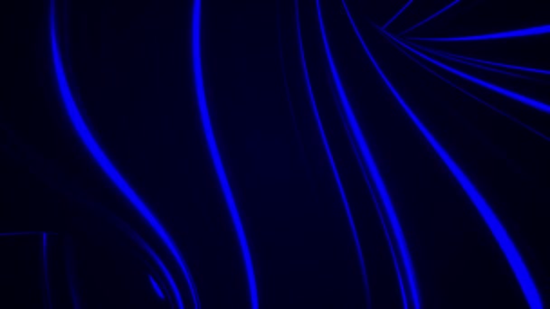 Tourbillons montants de lumières colorées fond de mouvement sans couture. Fond abstrait avec animation de soie ou d'énergie ondulatoire en mouvement. Fond de belles vagues d'air doux au ralenti. Animation de 