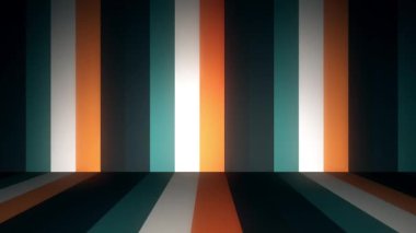 Duvar kağıdı veya perde arka plan üzerinde renkli dikey hareket satırları. Dijital hatları tamamen soyut renkli dikey döngüsünü hareketli arka plan