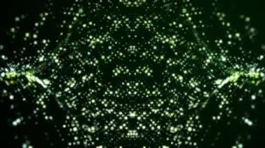 Dijital arka plan siyah arka plan üzerine taşıma ve titreme parçacıkları ile.