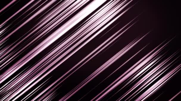 Futuristické pozadí světelných křivek v pohybu. Abstraktní pozadí řádků na černém pozadí — Stock video