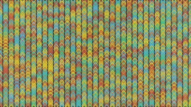 Arka plan ile taşıma ve titreme parçacıklar. Sorunsuz döngü animasyon. Parlak renkli arka plan animasyondur