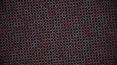 Arka plan uçuş neon ışık ile soyut fütüristik çevrelerde animasyonla. Animasyon sorunsuz döngü