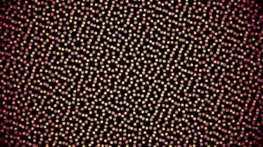 Animasyon ızgara çizgileri ve oluşturulan rasgele arka plan kullanıma uygun hareket etme kareler. Bir çok renkli geometrik şekiller hareket. Renkli arka plan Led Ekran sunu, Tv için yararlı