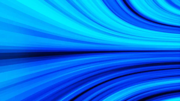Perspectiva ampla vista de ângulo da luz moderna azul iluminado. Movimento abstrato de linhas — Fotografia de Stock
