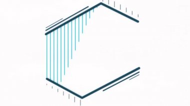 Bir ile on arasında Countdown. Ekran koruyucular ve olayların patlayıcı keşifler için animasyonlu numaraları. Arka plan animasyon sayısı 10 ile