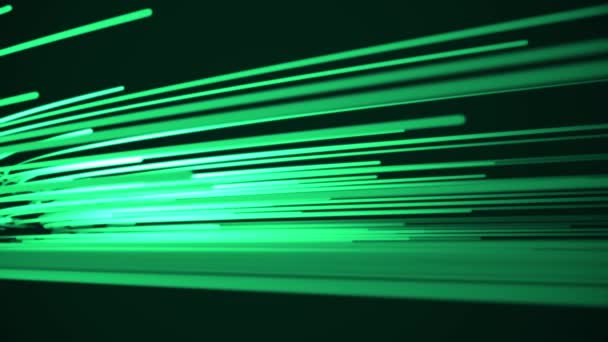 La belle vitesse de la ligne néon. Concept de design numérique. Animation en boucle de lignes lumineuses — Video