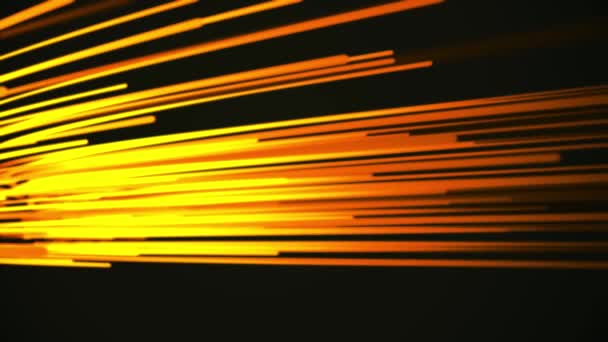 美丽的霓虹灯线速度 数字设计理念 发光线条的循环动画 — 图库视频影像