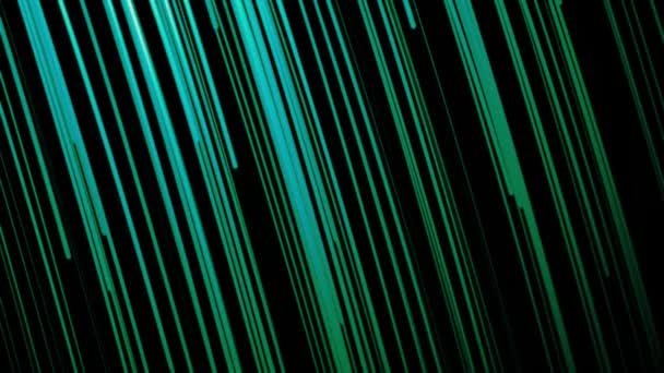 Steigende Teilchenstrahlen Hintergrundanimation Viele Vertikale Helle Bandlinien Abstrakter Computergenerierter Hintergrund — Stockvideo