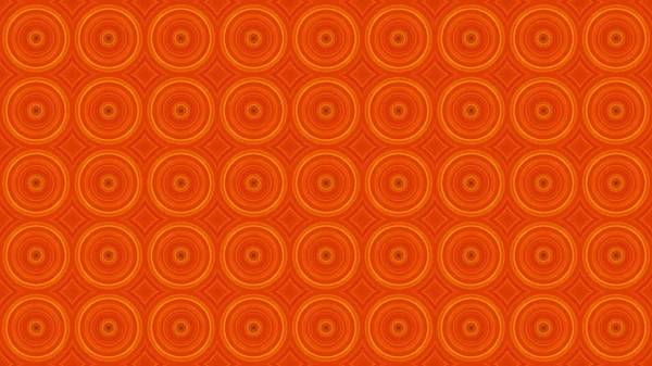 Dynamic circle shapes. Abstract animated kaleidoscope circles. Reducing image of circles in yellow-orange color scheme