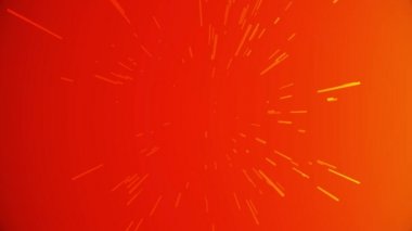 Yörünge tünel. Siyah arka plan üzerine soyut çok renkli hiper tünel. Ağır çekim fotonlar, projeksiyon