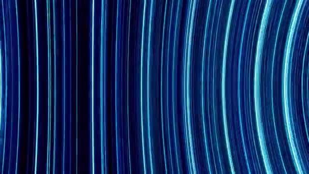 Sfondo di linee al neon. Strisce verticali al neon in rapido movimento. Animazione astratta in loop di sfondo al neon da strisce — Video Stock