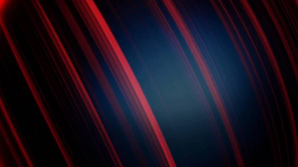 Labda vonalak neon. Absztrakt animáció háromdimenziós fekete gömb spinning neon vonalakkal, és a vakító fény. Szép fényes fotonok a fekete golyót — Stock Fotó