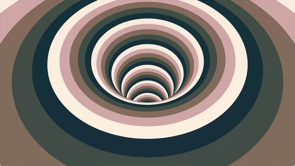 Abstract background with animated hypnotic tunnel from colorful caramel, glass or plastic. Spiral shape rainbow colors seamless loop rotation animation background new quality universal motion