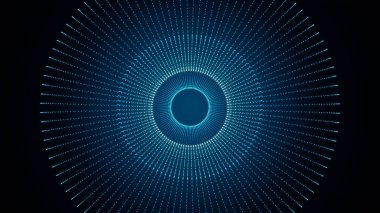 Sci fi tünel arka plan doku. Hareketli arka plan doku. Animasyon fütüristik fantezi teknoloji. Uzay Seyahat zemin.