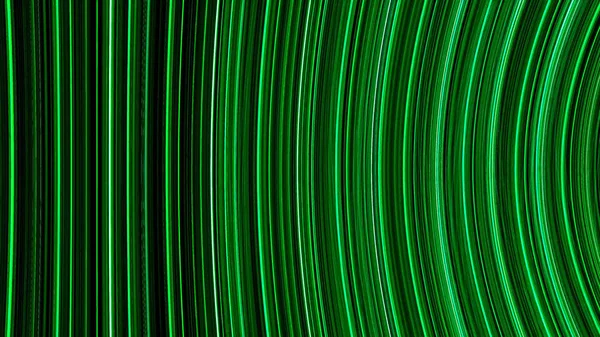Groen licht strepen. Abstracte beweging achtergrond. Geel groene verticale lichtend stream lichtbundel. Bewegende groene strepen en pleinen tech achtergrond. Lus animatie — Stockfoto