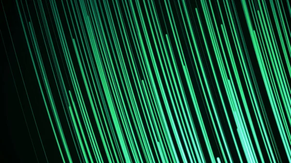Минималистская фоновая анимация текущих полос света с разноцветными абстрактными линиями. Абстрактная композиция с летающими анимированными полосами и хаотичными мелкими частицами, компьютерной графикой. Линии — стоковое фото