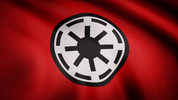 星球大战银河共和国标志标志 星球大战银河共和国标志标志 仅限编辑使用 — 图库照片