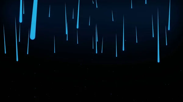 Voler à travers les champs d'étoiles dans l'espace lointain. Pois scintillants magiques ou lignes aériennes éclatantes. Animation de boucle transparente. Voler à travers la nébuleuse quelque part dans l'espace — Photo