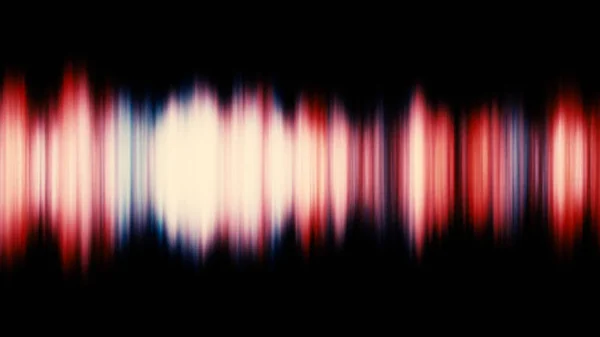 Onda sonora rossa e sfondo effetto equalizzatore audio. Onda sonora rossa di rumore su sfondo nero . — Foto Stock