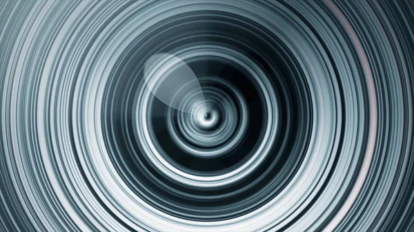 Εγκύκλιος ηχητικά κύματα. Αφαιρετικό animation κυκλικές γραμμές παλλόμενη από το κέντρο. Κυρτή κίνηση των μονοχρωματικό ηχητικά κύματα — Φωτογραφία Αρχείου