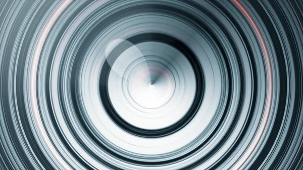 Εγκύκλιος ηχητικά κύματα. Αφαιρετικό animation κυκλικές γραμμές παλλόμενη από το κέντρο. Κυρτή κίνηση των μονοχρωματικό ηχητικά κύματα — Φωτογραφία Αρχείου