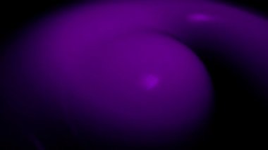 Karıştırma işlemi siyah arka plan üzerine sıvı, mor bir madde zonklayan soyut. Renkli sıvı malzeme döndürme ve titreşim ile karıştırma.