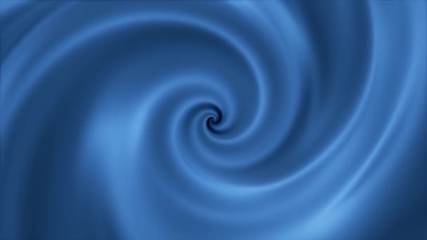 Fondo abstracto con animación de embudo giratorio azul, bucle sin costuras. Espiral giratoria sin fin con efecto hipnótico . — Vídeo de stock