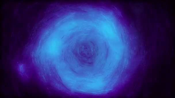 Animazione astratta di idromassaggio frizzante viola su sfondo scuro. astrazione colorata . — Video Stock