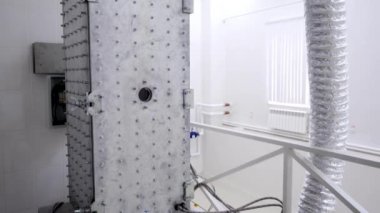 Metal erime için oda çelik fırın. Termal izolasyonlu borular maliyeti kurumsal beyaz odasında metal erime için odası fırın