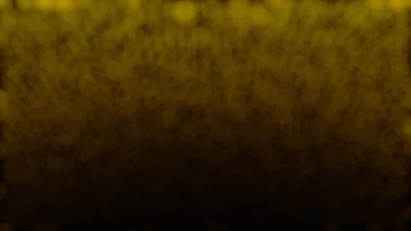 Abstract golden blurred glitter dust flowing from top to bottom. Shining small yellow vague particles moving on black background. — Stock Photo, Image