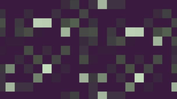 Abstracte glanzende lichte pixel blok bewegende achtergrond. Blok van de abstracte pixel verplaatsen — Stockvideo