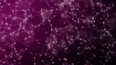 Plexus fantezi soyut teknoloji ve mühendislik arka plan. Soyut güzel geometrik arka plan