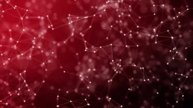 Plexus fantezi soyut teknoloji ve mühendislik arka plan. Soyut güzel geometrik arka plan