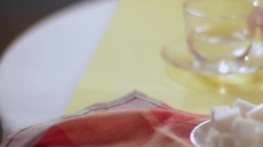 Huni pasta tablodur. Sahne. Lezzetli yemek kavramı