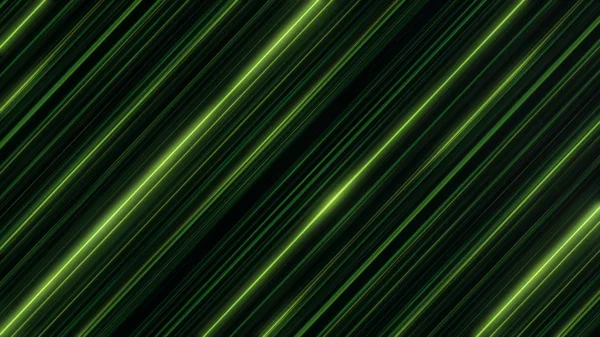 Impressive straight green lines shining on the black background and rotating, seamless loop. Shimmering rays spinning endlessly.