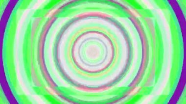 Animasyonlu renkli hipnotik sarmal arka plan. Sorunsuz döngü. Gökkuşağı renkleri sorunsuz döngü döndürme animasyon arka plan daire şekli