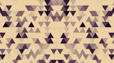 Arka plan döngü geometrik pixelated Mozaik çini desen renkli üçgen. Soyut rasgele geometrik çokgen arka plan