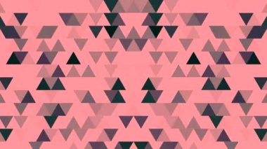 Arka plan döngü geometrik pixelated Mozaik çini desen renkli üçgen. Soyut rasgele geometrik çokgen arka plan