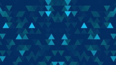 Arka plan döngü geometrik pixelated Mozaik çini desen renkli üçgen. Soyut rasgele geometrik çokgen arka plan