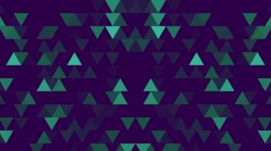 Arka plan döngü geometrik pixelated Mozaik çini desen renkli üçgen. Soyut rasgele geometrik çokgen arka plan