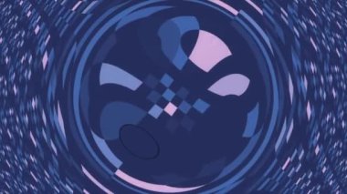 Animasyon renkli portal. Parlayan enerji portal