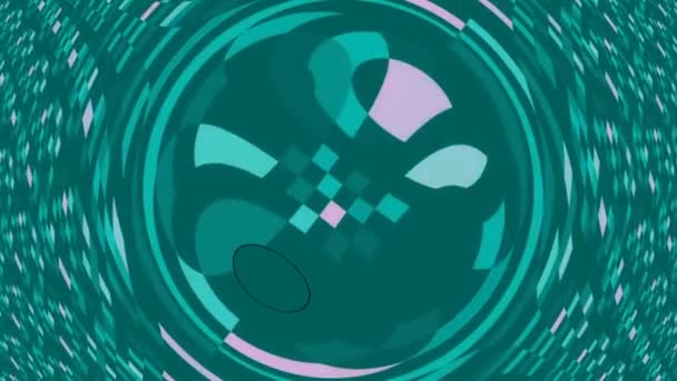 Portail coloré d'animation. Portail énergétique lumineux 