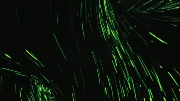 Animation von Lichtteilchen, die einen Tornado bilden. nahtlos auflösbar. Funken-Tornado — Stockvideo