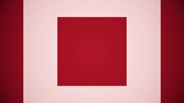 Fondo abstracto con cuadrados coloridos. Lazo sin costuras. Moviendo patrones retro de cuadrados coloridos. Colores rojo y rosa — Vídeos de Stock