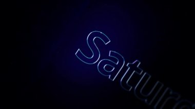 Cumartesi başlık. Kelime 