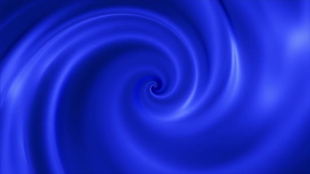 Abstracte animatie van blauwe glanzende textuur in de whirlpool. Abstracte achtergrond. — Stockvideo